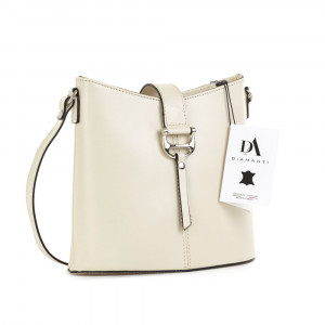 Geanta dama de umar din piele naturala DiAmanti Avellino Beige